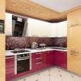 Кухня из акрила-11