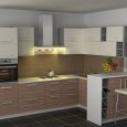 Кухня из акрила-17