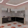 Кухня из акрила-8