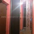 Встроенный шкаф-купе с пескоструйным рисунком - 2 двери - 1 ДСП + 1 зеркало